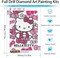 5D Diamond Painting Kits for Adults DIY Full Round Drill Carton Diamond Art Pictures for Home Wall Decoration Gifts(11.8x15.7 inch)